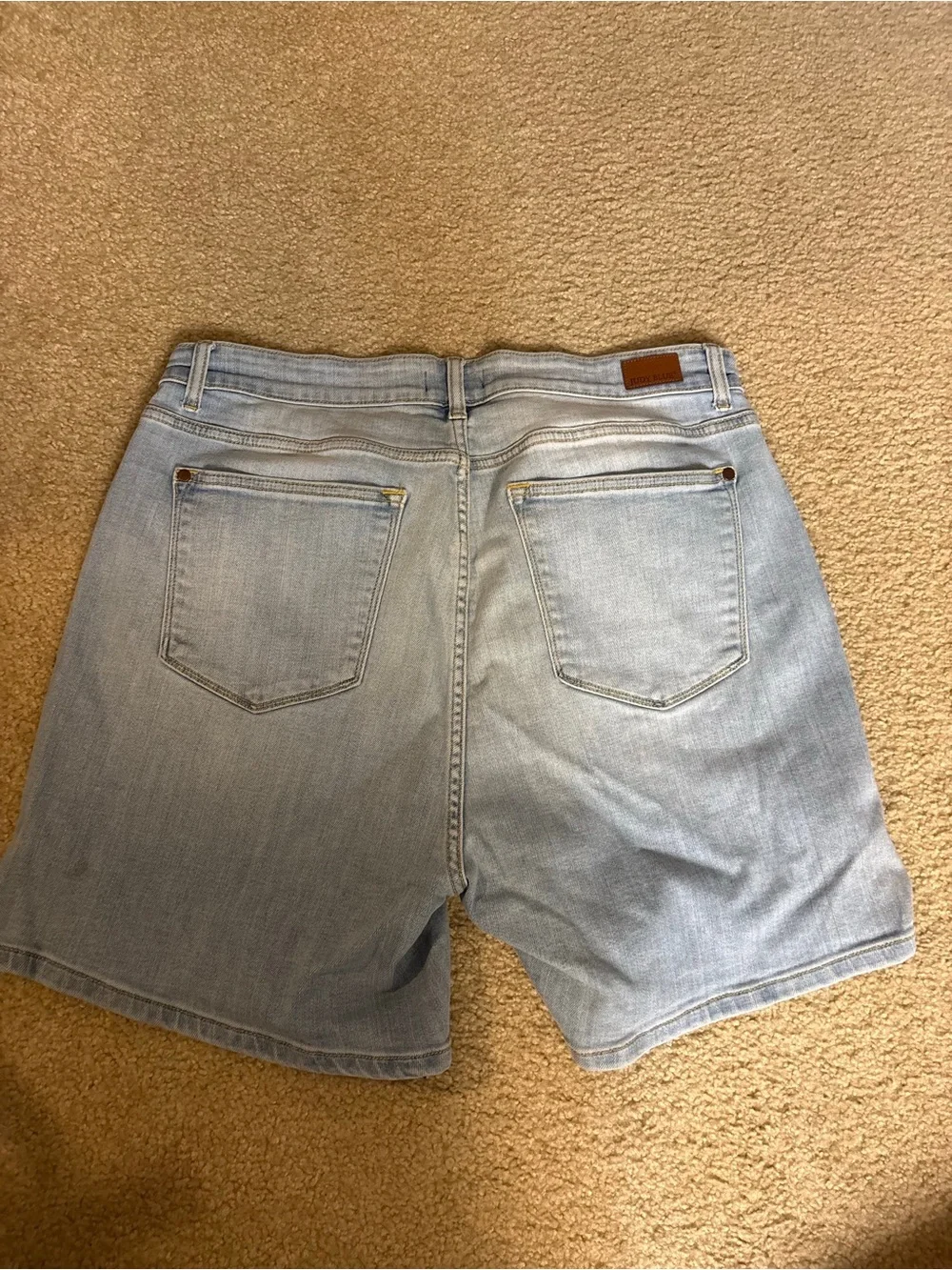 Judy Blue Light Blue High-Rise Denim Shorts
